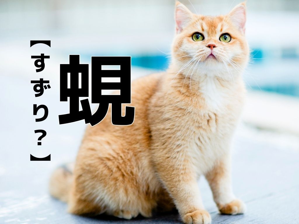 【蜆】の読み方わかる？「すずり」ではありませんよ（笑）【読めないと恥ずかしい漢字クイズ】