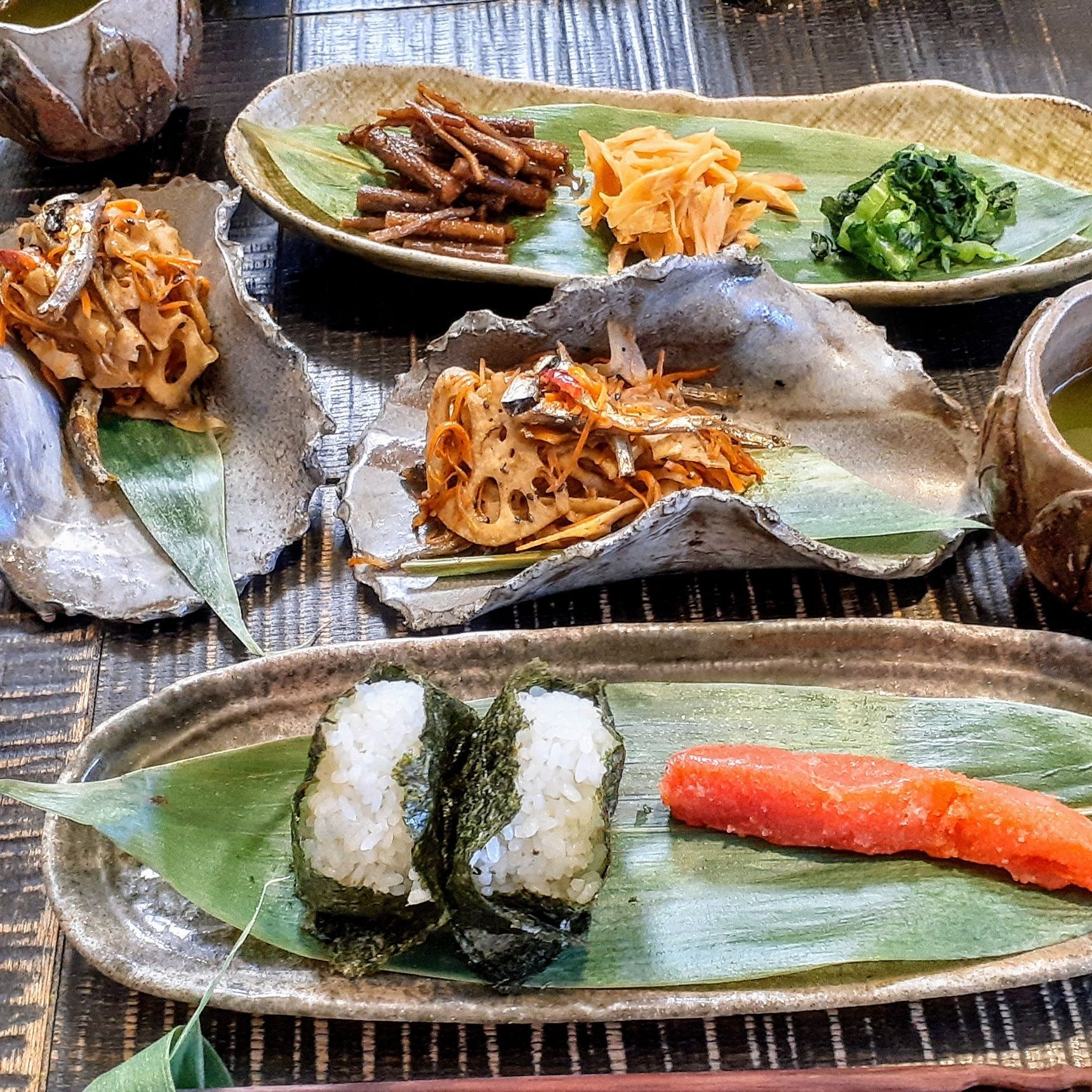 具なしおにぎりのお供！野菜とカルシウム補給