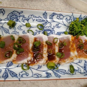 びん長マグロのたたき