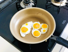 1個の卵で最大6個？新発想「目玉焼きの倍増術」を試してみた！お弁当にも便利！