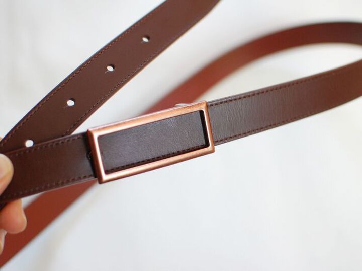 【ユニクロ】売り切れ続出!リバーシブルレザー製ベルトは"1本で2度"楽しめておトク♡