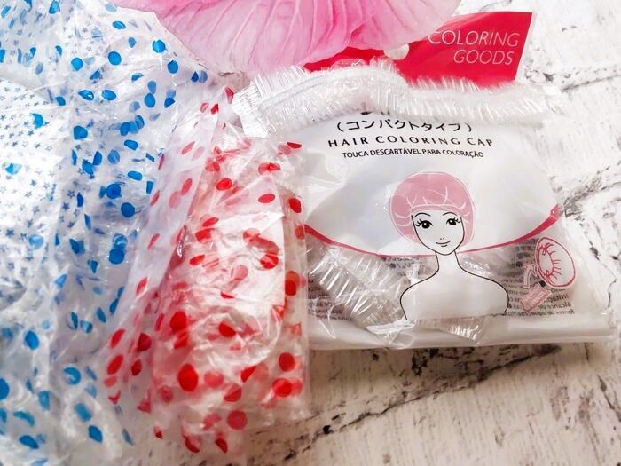 使い捨て〈シャワーキャップ〉捨てないで！まさかの場所にフィットします。困った時に使えるよ♪
