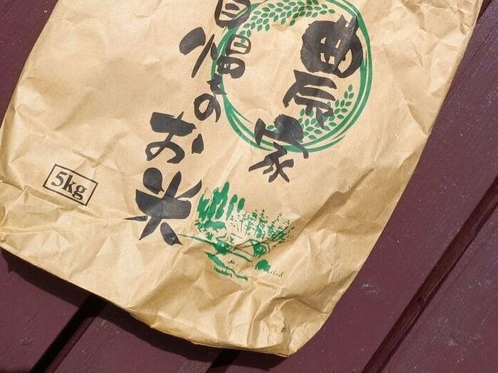 米袋でトートバッグ作りました。「軽くて丈夫!」「めっちゃ可愛い…!」