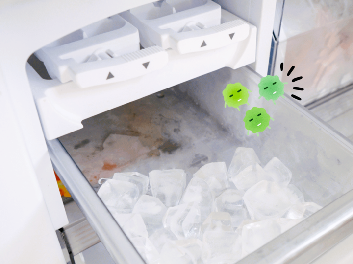冷蔵庫の製氷機掃除は100均におまかせ!超簡単カビや汚れを丸ごとピカピカに