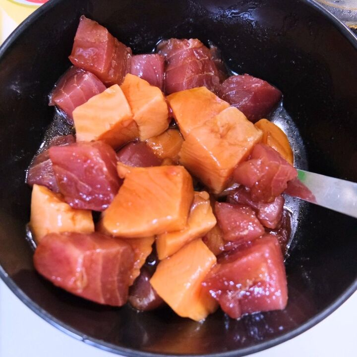 『家事ヤロウ!!!』平野レミさん、さすがです♡「お刺身ビビンバ」はタレがうんまいの!!あの調味料がいい仕事してる~