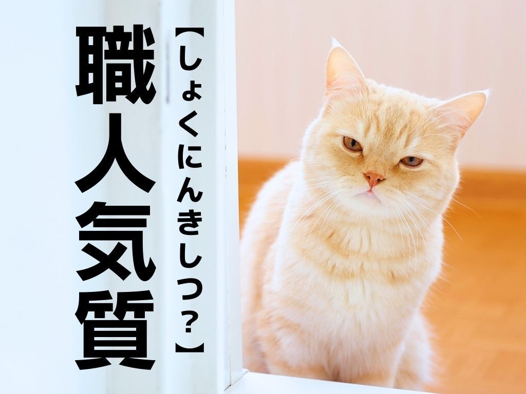 【職人気質】なんて読む？「しょくにんきしつ」ではありませんよ【読めそうで読めない漢字クイズ】