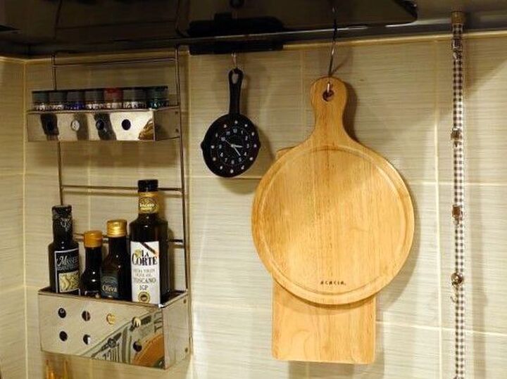 突っ張り棒は「縦」で使うとめっちゃ使える!我が家のキッチンで大活躍♡