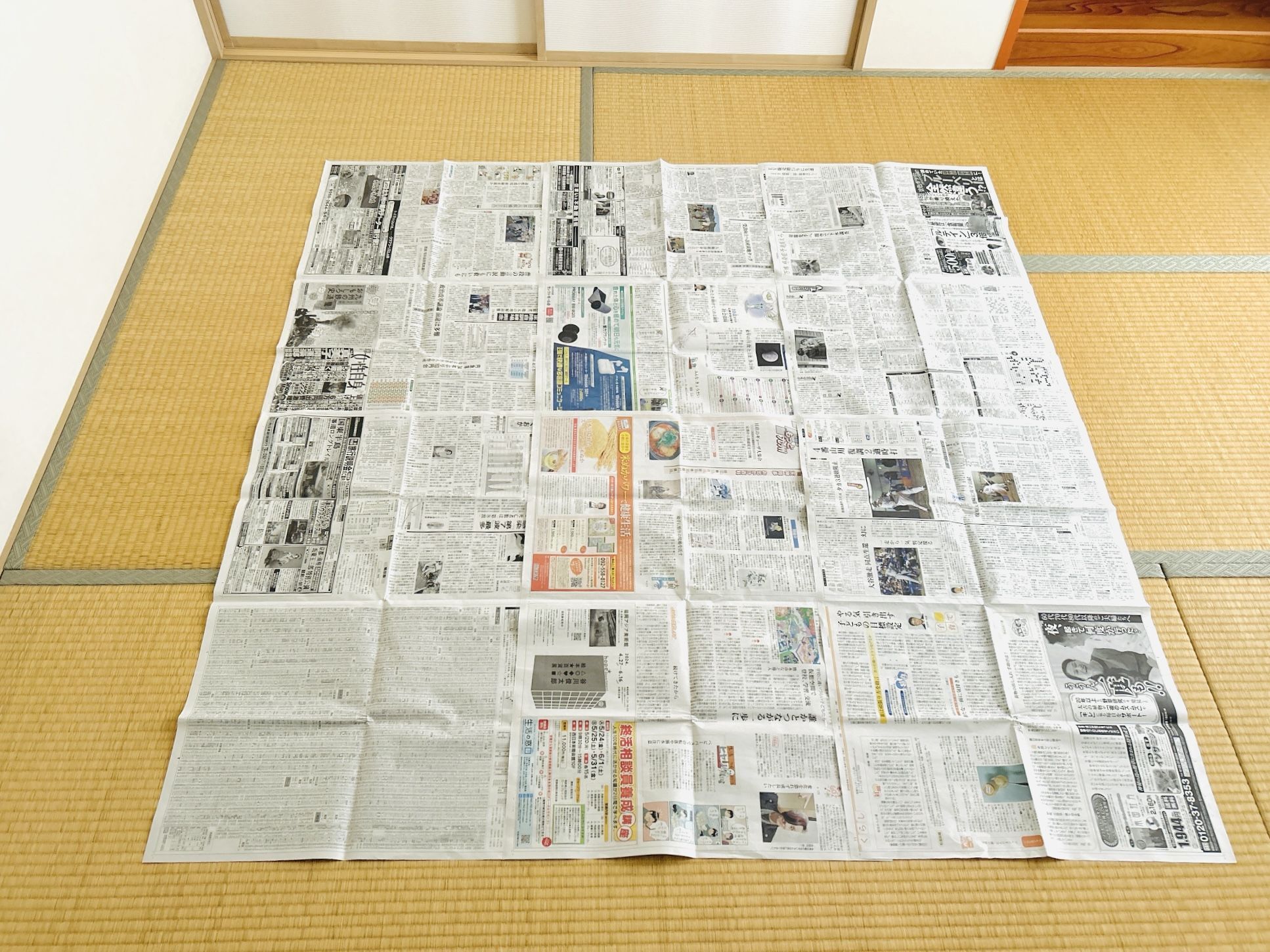 新聞紙が秘密基地に！？子ども大喜びの「新聞紙ドーム」の作り方。想像
