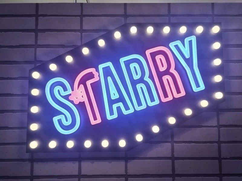 作品中に登場したライブハウス『STARRY』が、再現されていました！！