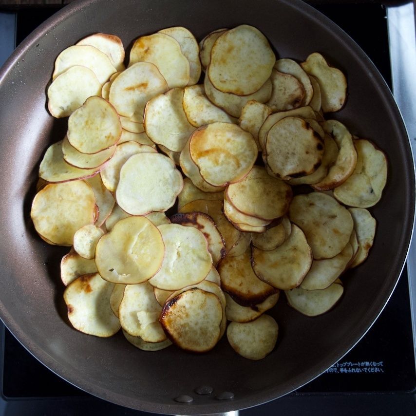 2  さつまいもを焼きます