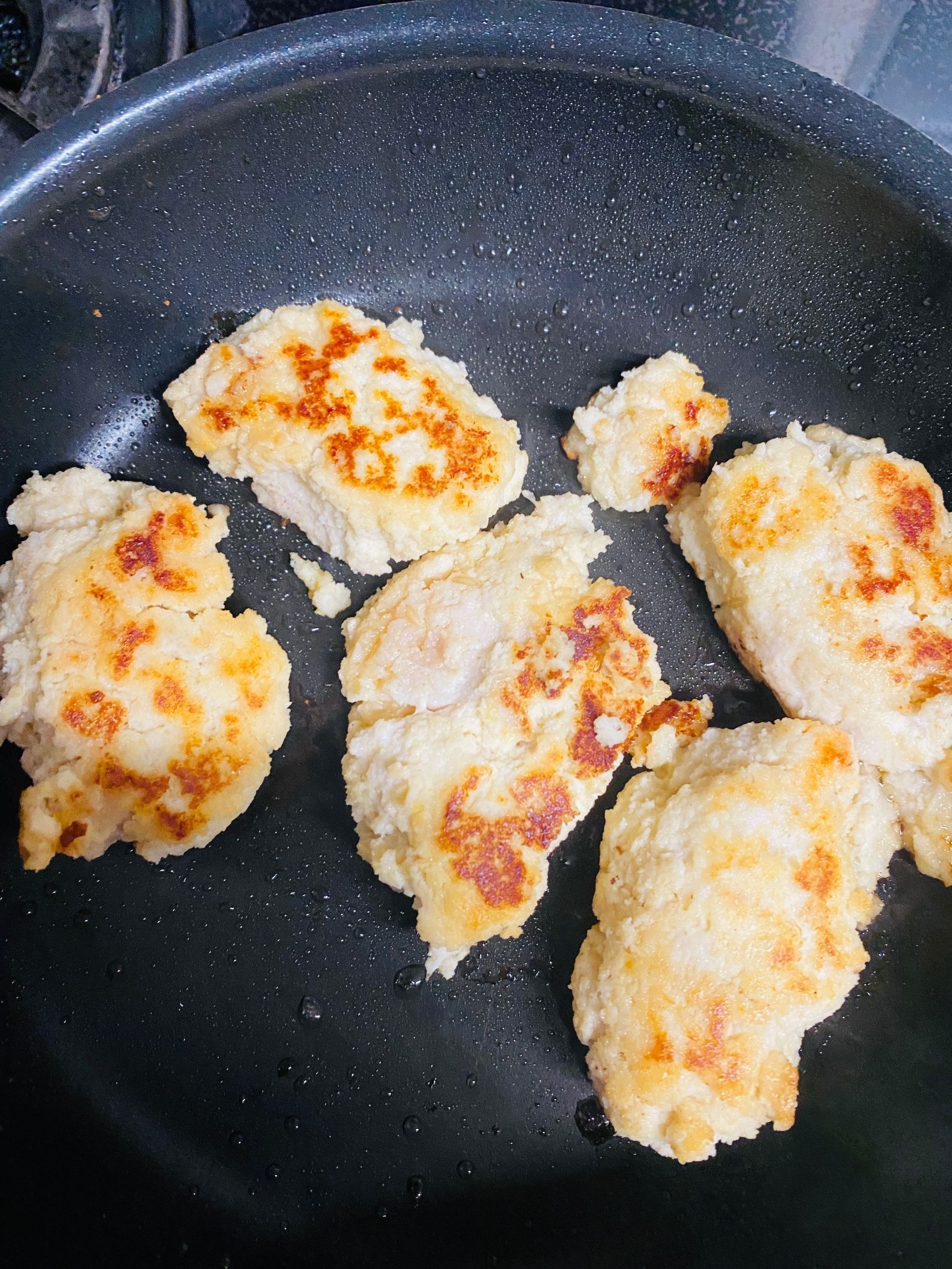 韓国風味噌たれで鶏ミンチハンバーグ