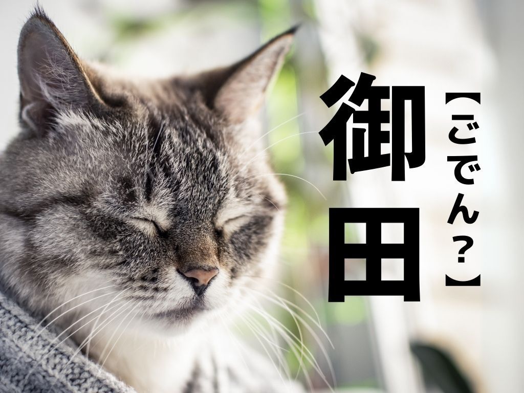 【御田】なんて読む？「ごでん」ではありません。なんと室町時代から続く言葉です【意外と読めない漢字クイズ】