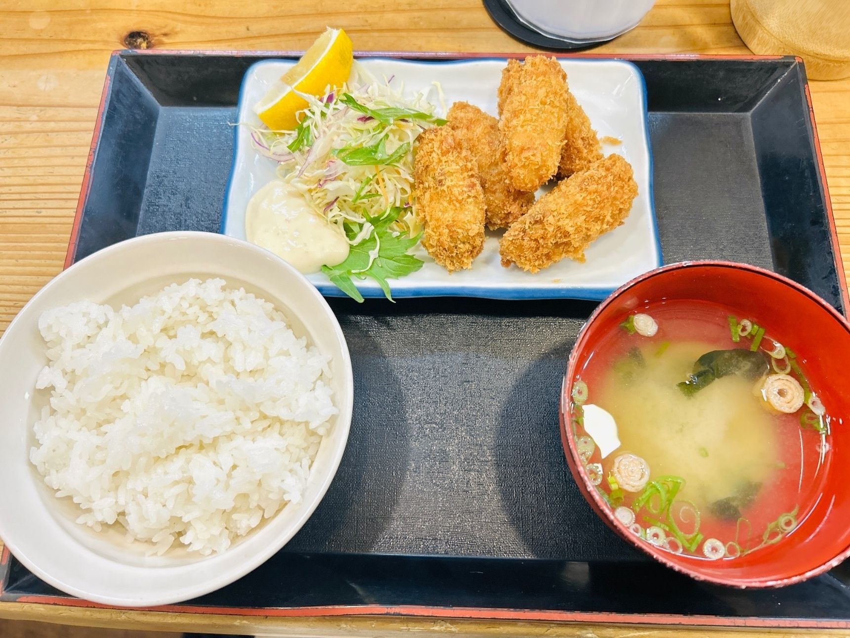 カキフライ定食／850円（税込）