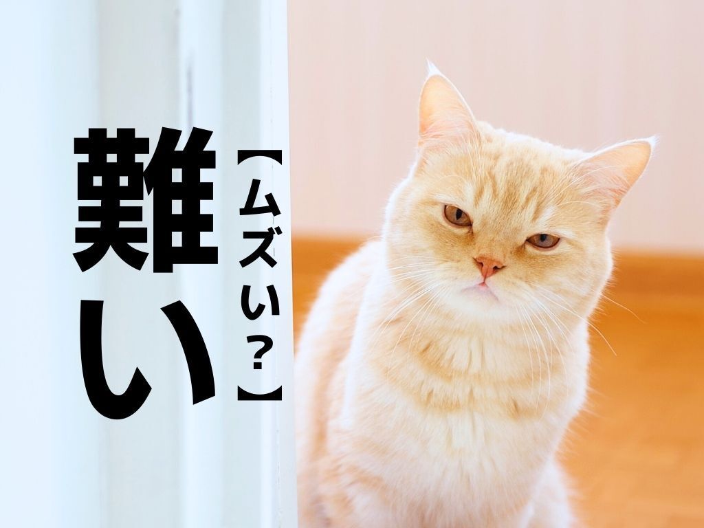 【難い】なんて読む？うっかり「ムズい」と読んだら笑われます！【読めないと恥ずかしい漢字クイズ】