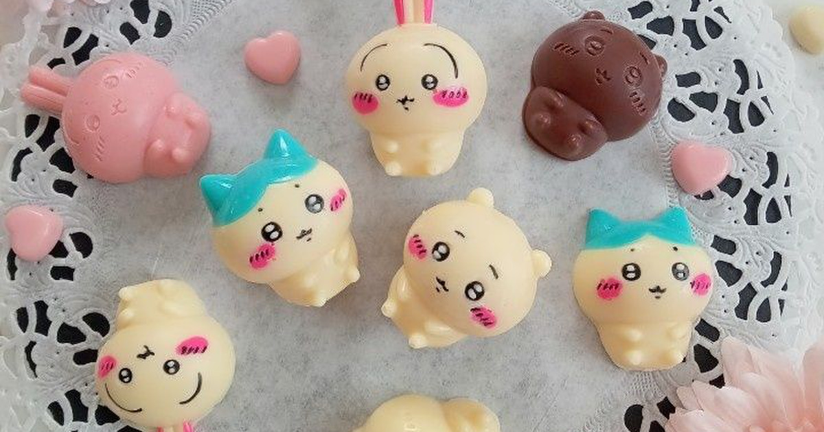 買うともらえる】ちいかわチョコレート型で作ってみた（2025）｜料理の 