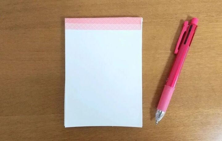 いらない紙がペリペリめくれるメモ帳になる裏ワザ♪家にあるモノだけで作れます