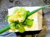 手作りがんもどき！独活の香りと島豆腐の食感を活かしたゴロゴロ島豆腐のがんもどき！島豆腐の冷奴！