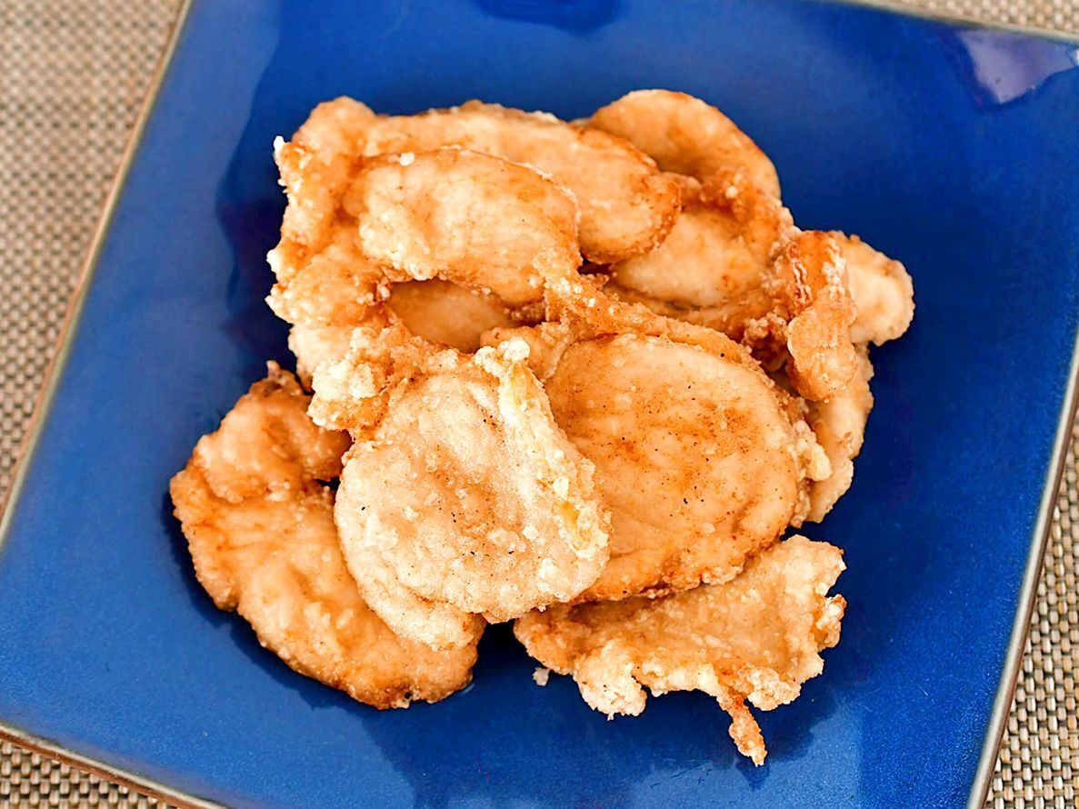 【鶏肉のカリカリ揚げ】便利な野菜だし使用！