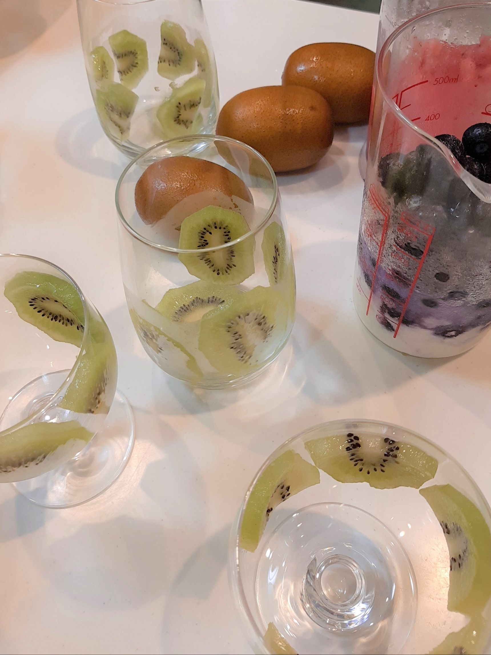 グラスの準備