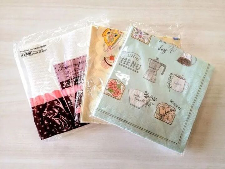 使いきれず余ってない?かわいい柄のペーパーナプキンはもっと「普段使い」できますよ♪