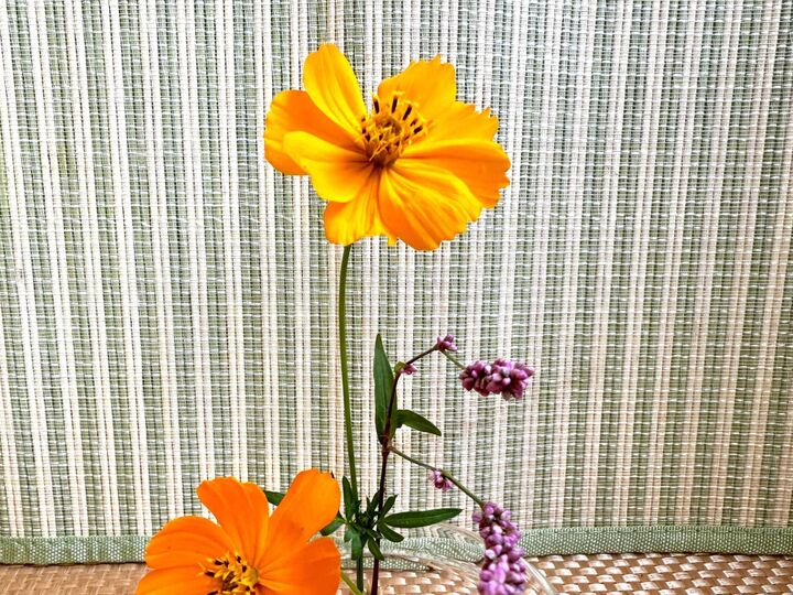 【少しだけのお花をキレイに飾る裏ワザ】家にあるモノ活用でお花がちゃんと立つ&ばらけない♪