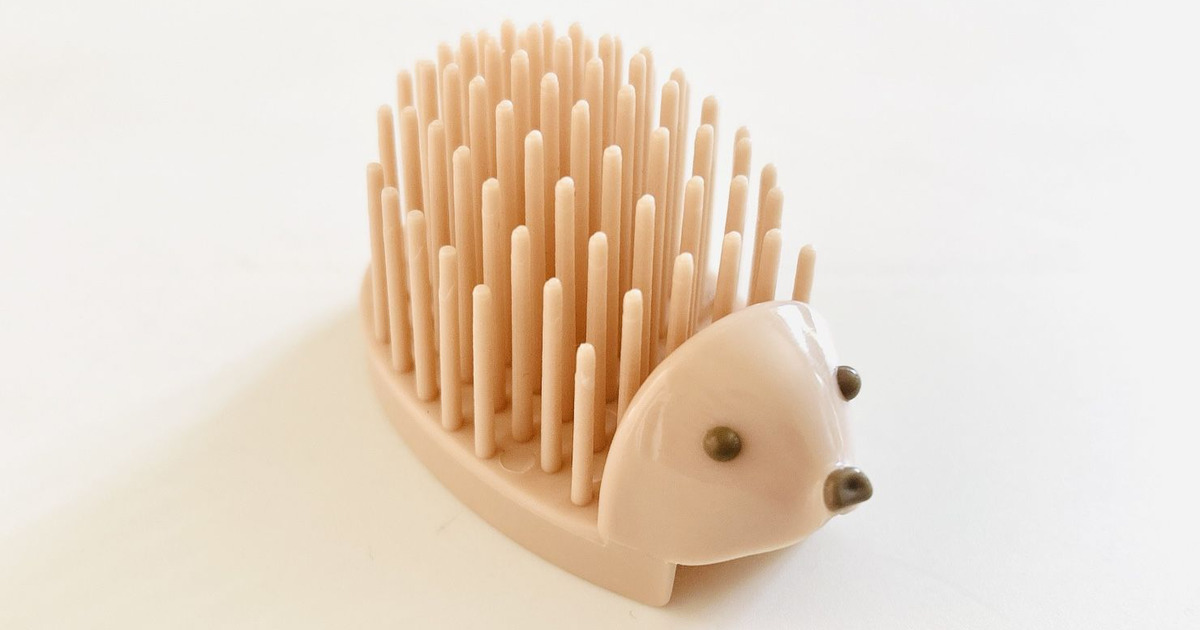 セリア】想像を軽く超えた実用品のハリネズミちゃん「針の部分が 