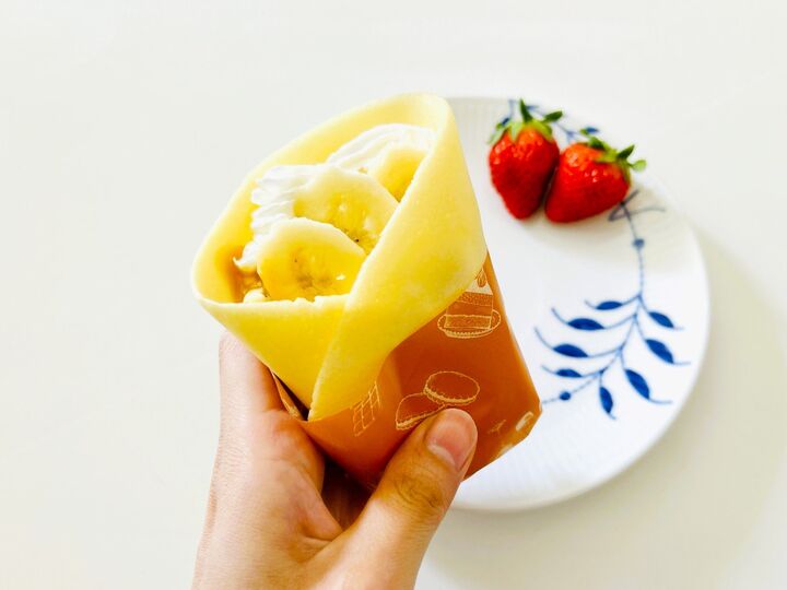 クレープ食べたい!と思ったらすぐ作れる♪レンチンでもちもち♡お店レベルの皮の作り方
