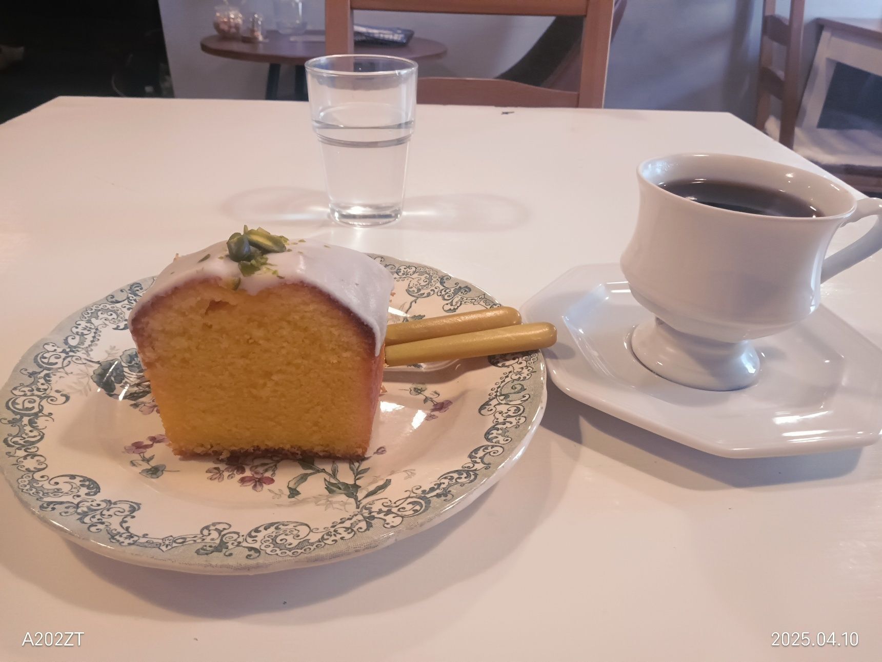 レモンケーキとcoffee
