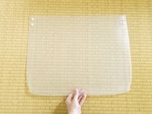 【セリア】子ども用だけど大人も欲しい！大きい透明シートがリビングで大活躍～♪