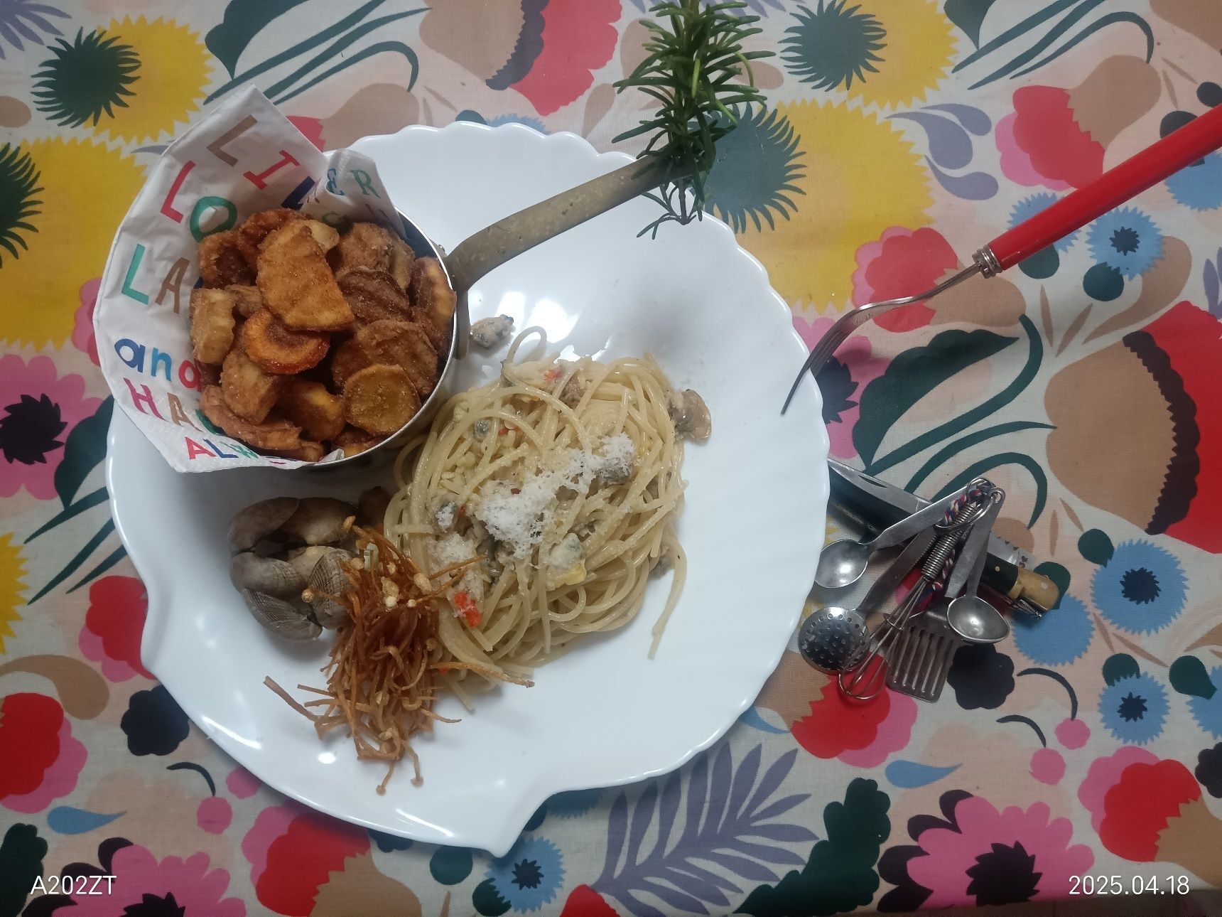 【お家pasta】Vongole al Peperone