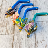 お気に入りのハギレ×歯ブラシで、ユニークな実用品に大変身！
