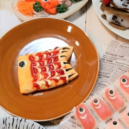 こいのぼりオムライス