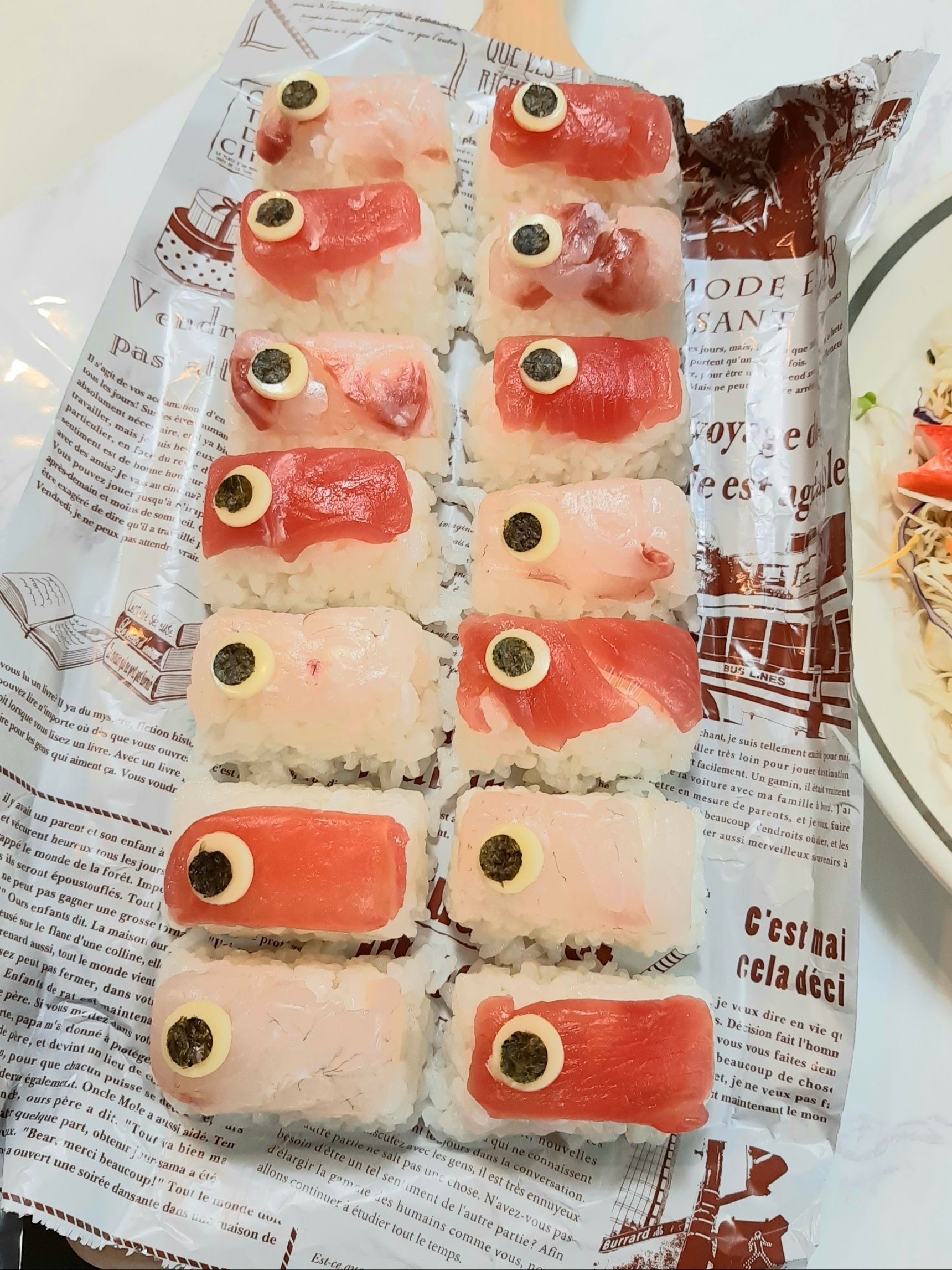 ごはんをのせる
