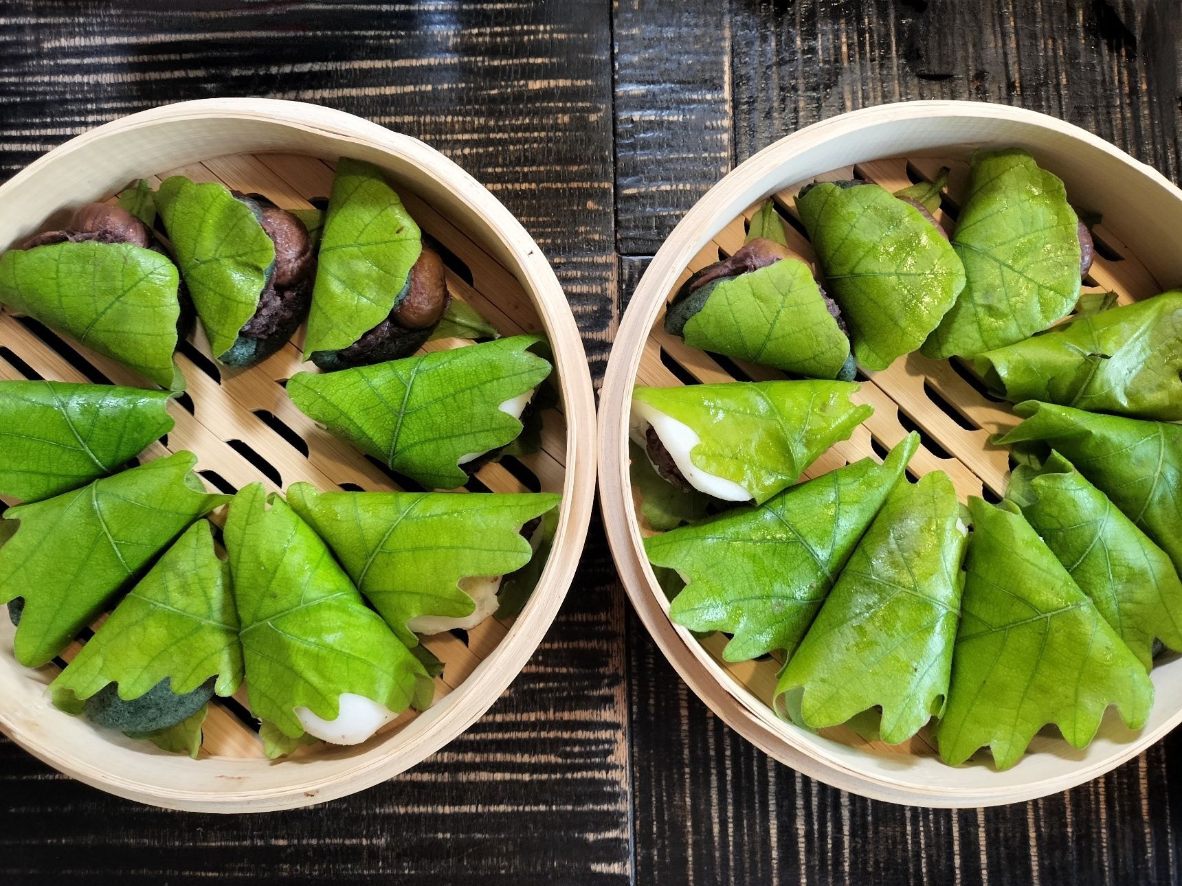 5.せいろにのせて、3分ほど蒸す
