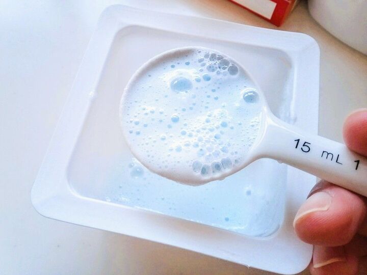 お風呂の湯垢汚れがみるみる落ちる!「魔法液」を作ってみた。家にあるモノで簡単に作れますよ♡