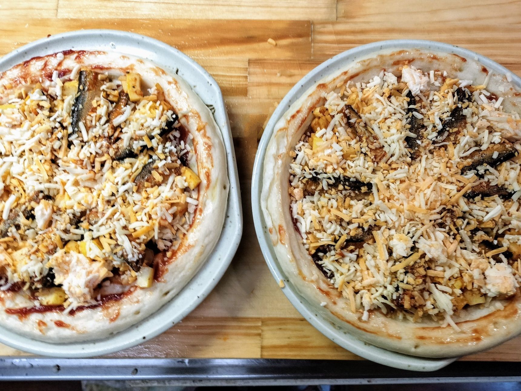 3.とろけるチーズをのせる