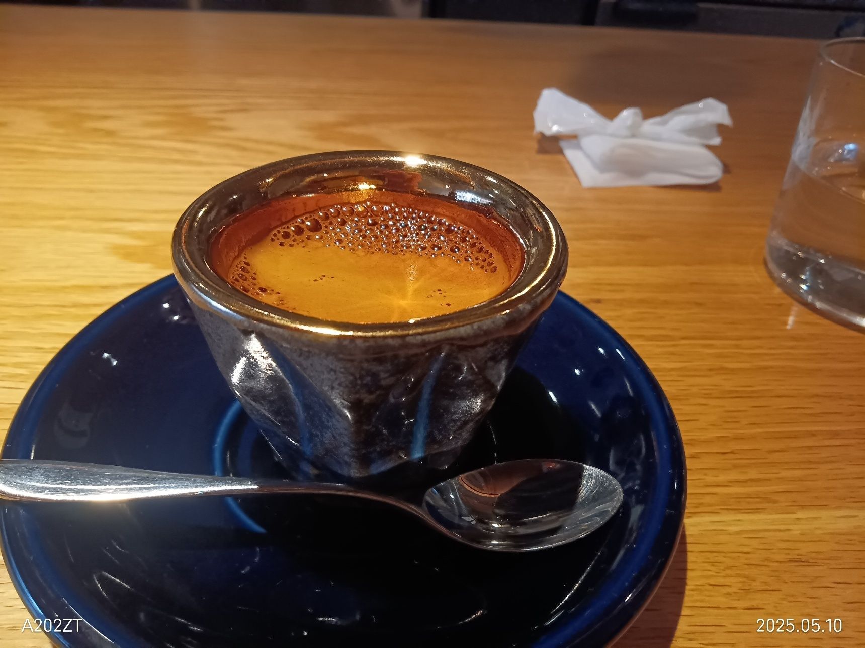 32秒後のespresso、美味しい！！