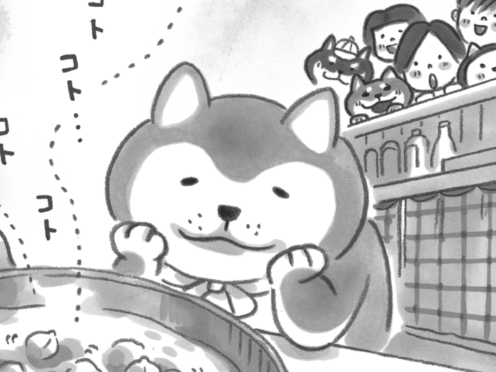 お鍋がコトコト…。「なんか幸せなんだよねぇ~」【柴犬食堂#26】