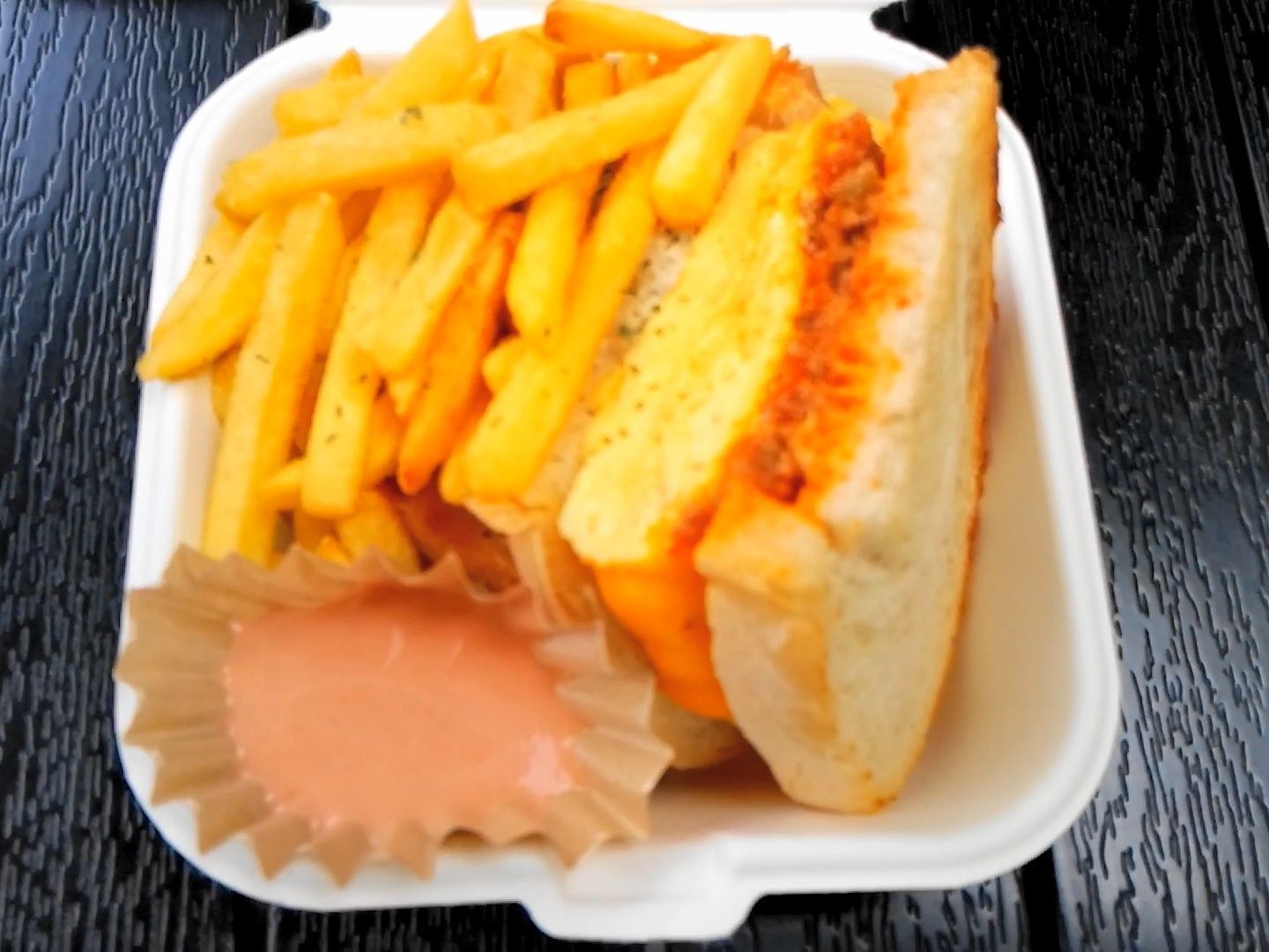 lunchセット　たまごとミートソースサンド