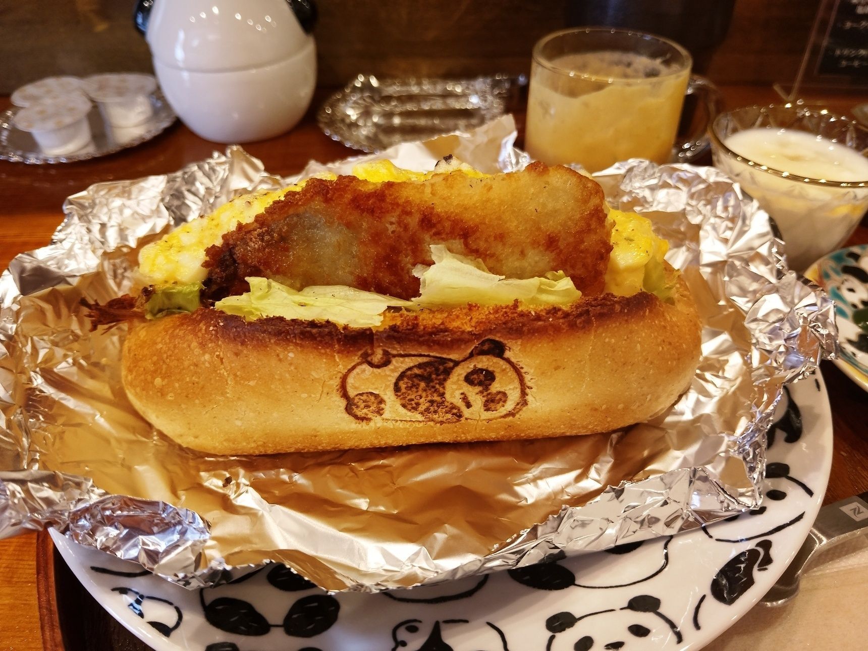 あじな鯵フライサンド
