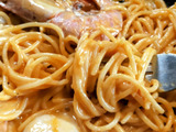 簡単！濃厚！絶品！スンドゥブチゲセットでピリ辛チーズパスタ！フライパンパスタ！