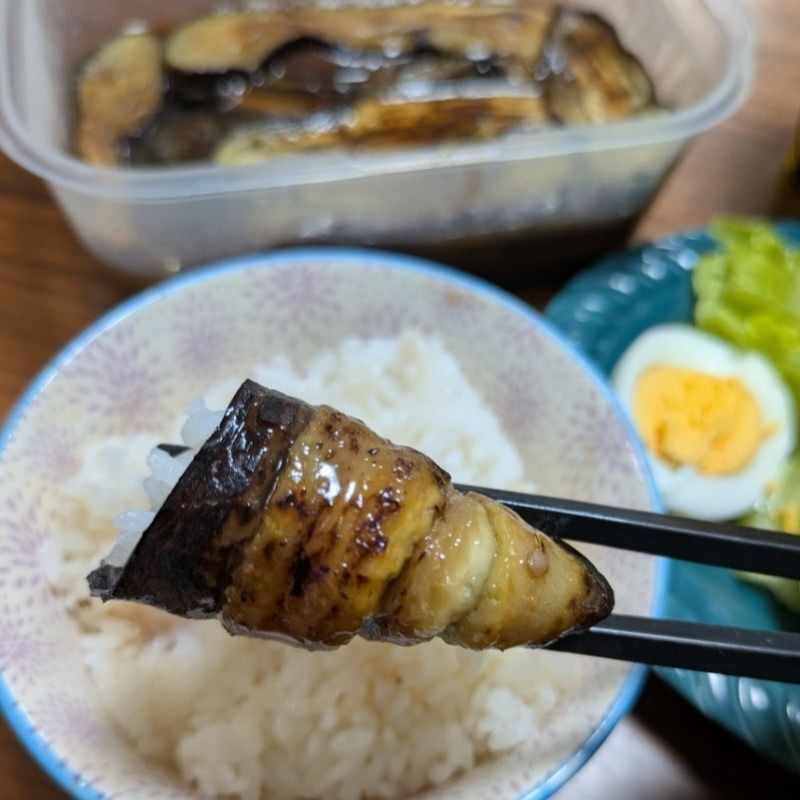 米が止まらん！！とろーり絶品焼きナス