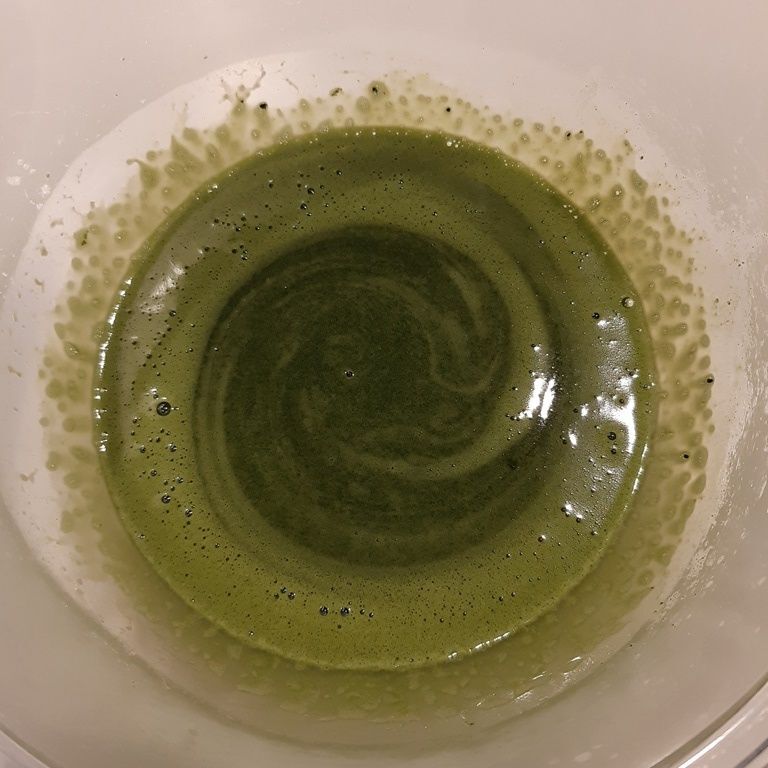 抹茶ゼリーを作る