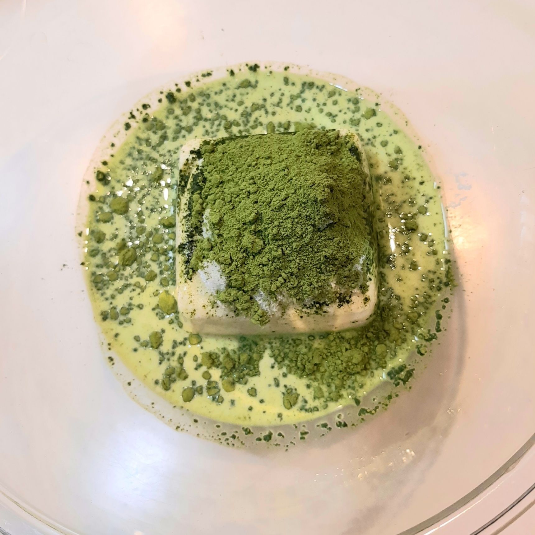 抹茶ムースを作る