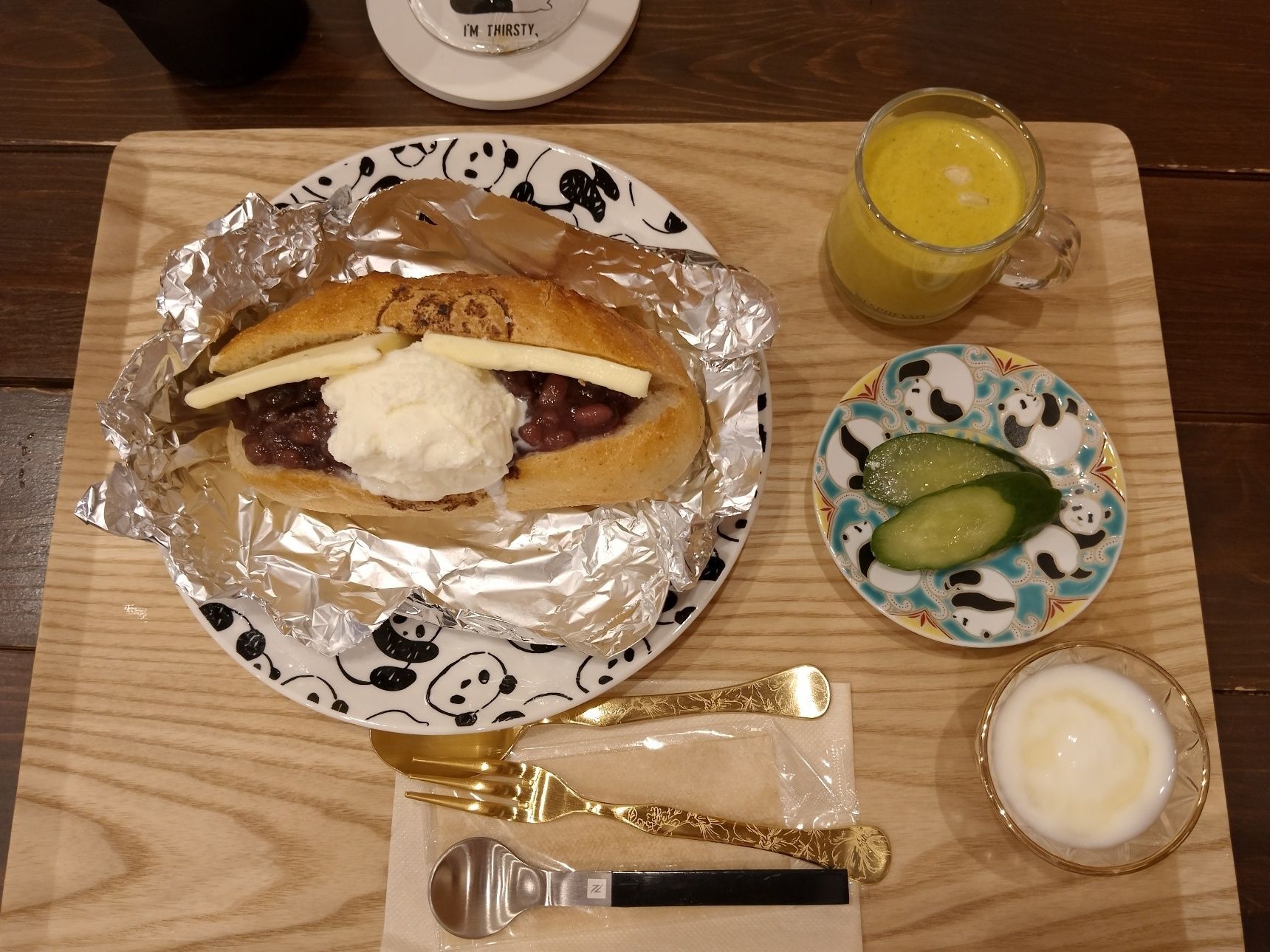 到着「餡バターセット」
