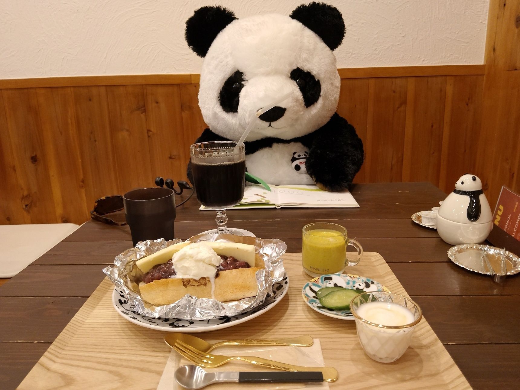 ちょい緊張、ねど子ちゃんの前で頂きました！！