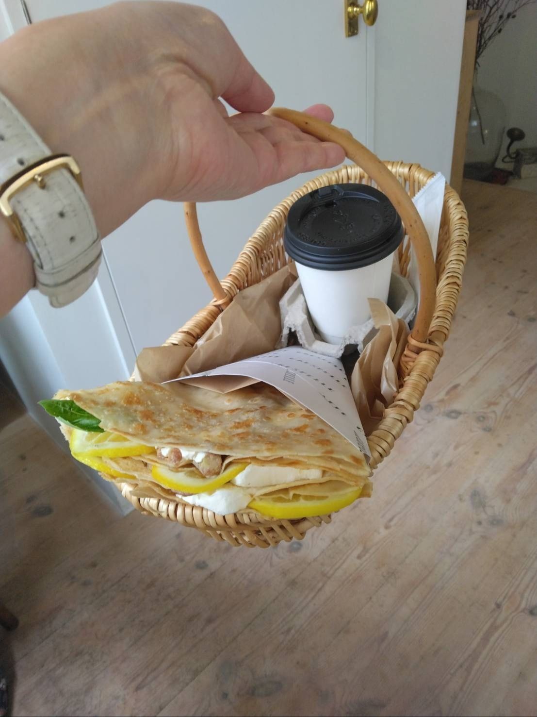 これが、ハニーレモンチーズケーキ