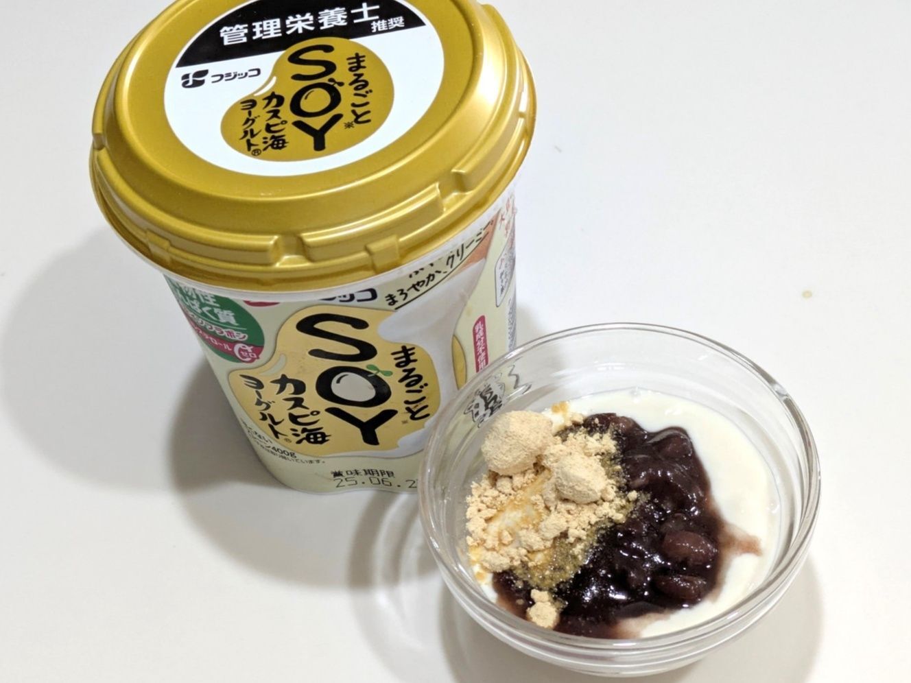 ●きなこ＆小豆でヘルシースイーツ