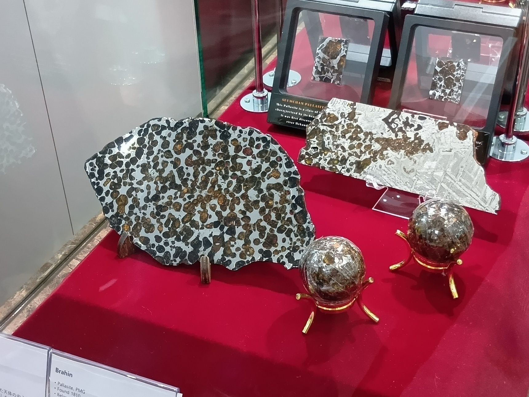 綺麗な隕石もありましたよ！