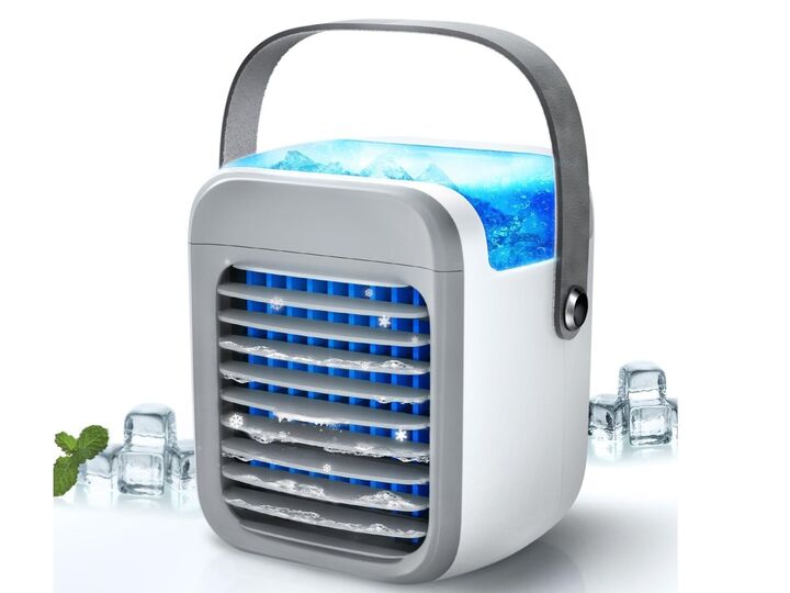 エアコンよりも冷えすぎない!卓上型・大容量・充電式【冷風機】がAmazonタイムセールでお安く手に入る♪